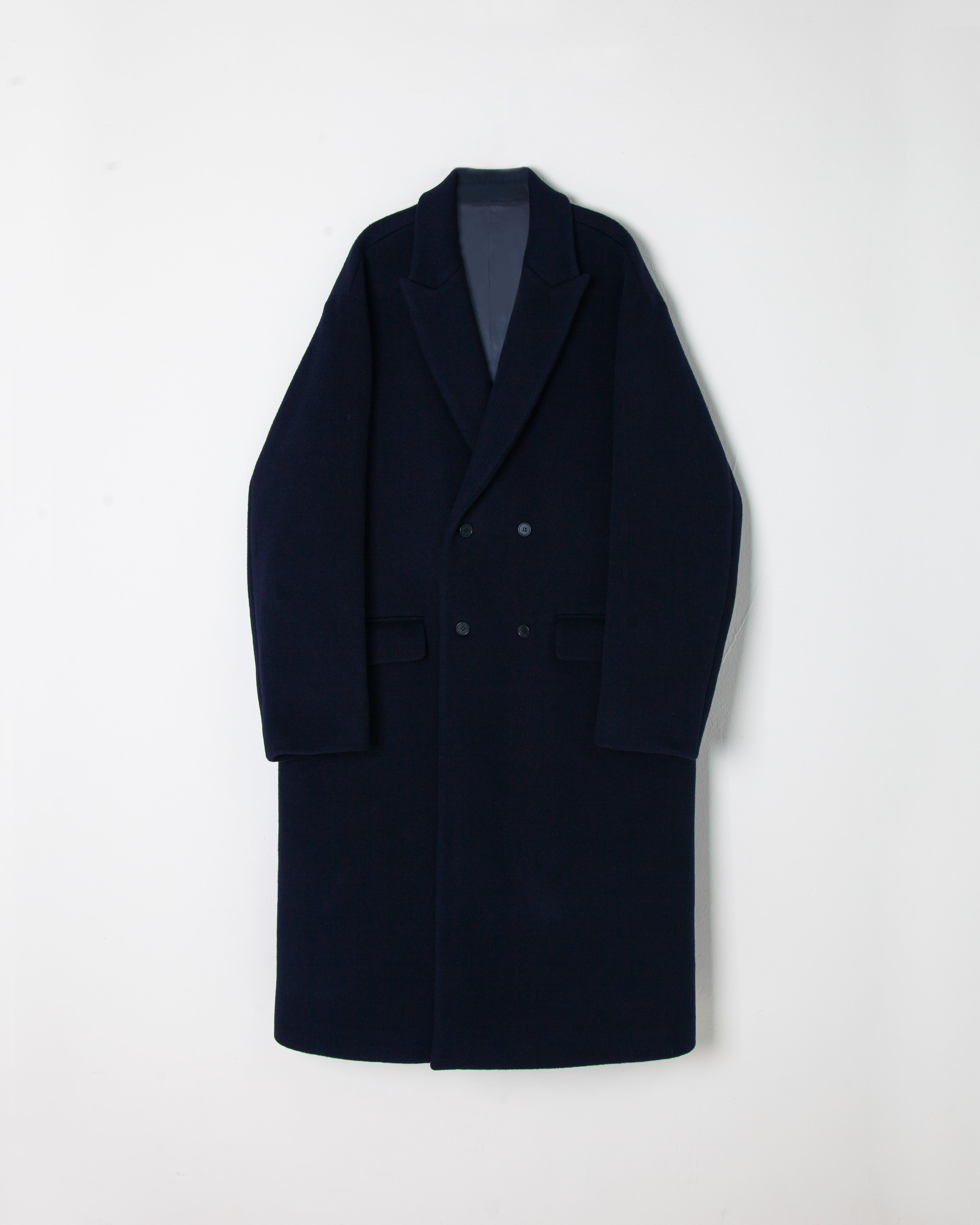 DOUBLE BREASTED COAT NAVY
